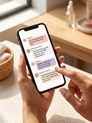 Open the Derma Bot assistant